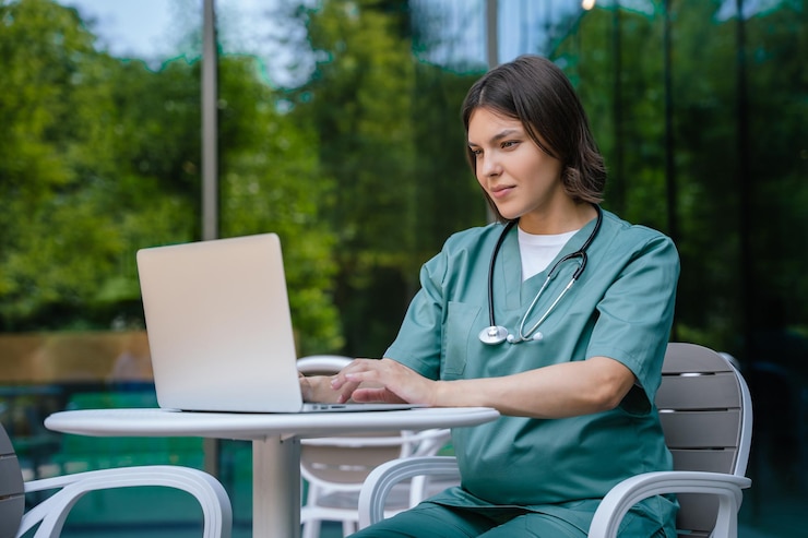 Overseas nurse teaching nursing in New Zealand classroom