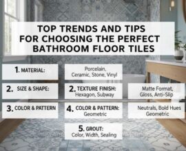 Top Trends and Tips for Choosing the Perfect Bathroom Floor Tiles