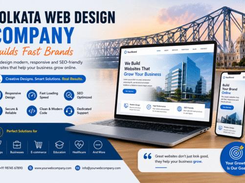 Kolkata web design company creating modern business website