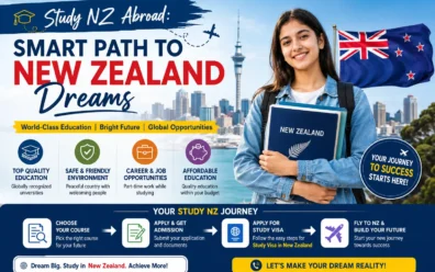 Study NZ student journey for international education and career growth in New Zealand