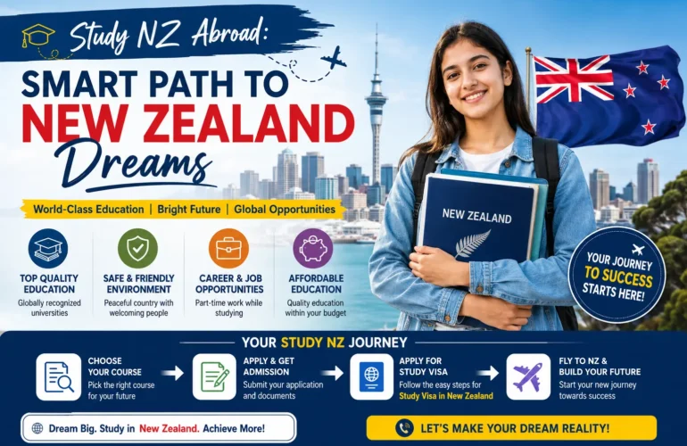 Study NZ student journey for international education and career growth in New Zealand