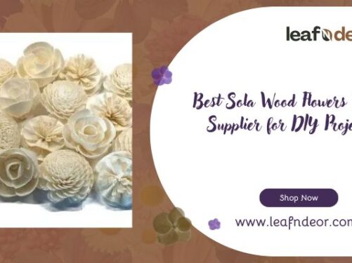 Best Sola Wood Flowers Craft Supplier for DIY Projects