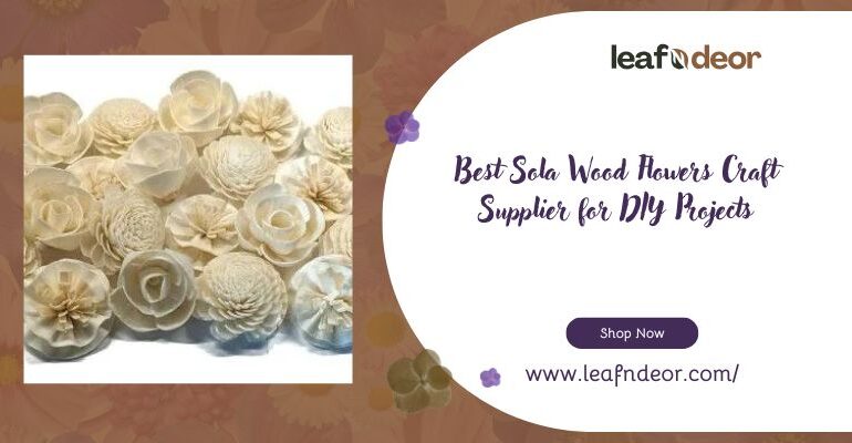 Best Sola Wood Flowers Craft Supplier for DIY Projects